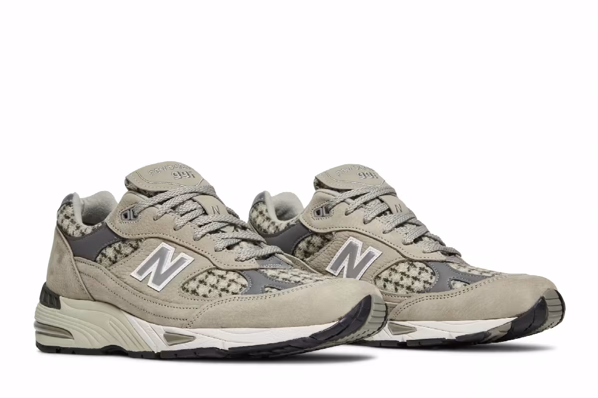 Harris Tweed x New Balance 991 Made In England Houndstooth, view 9