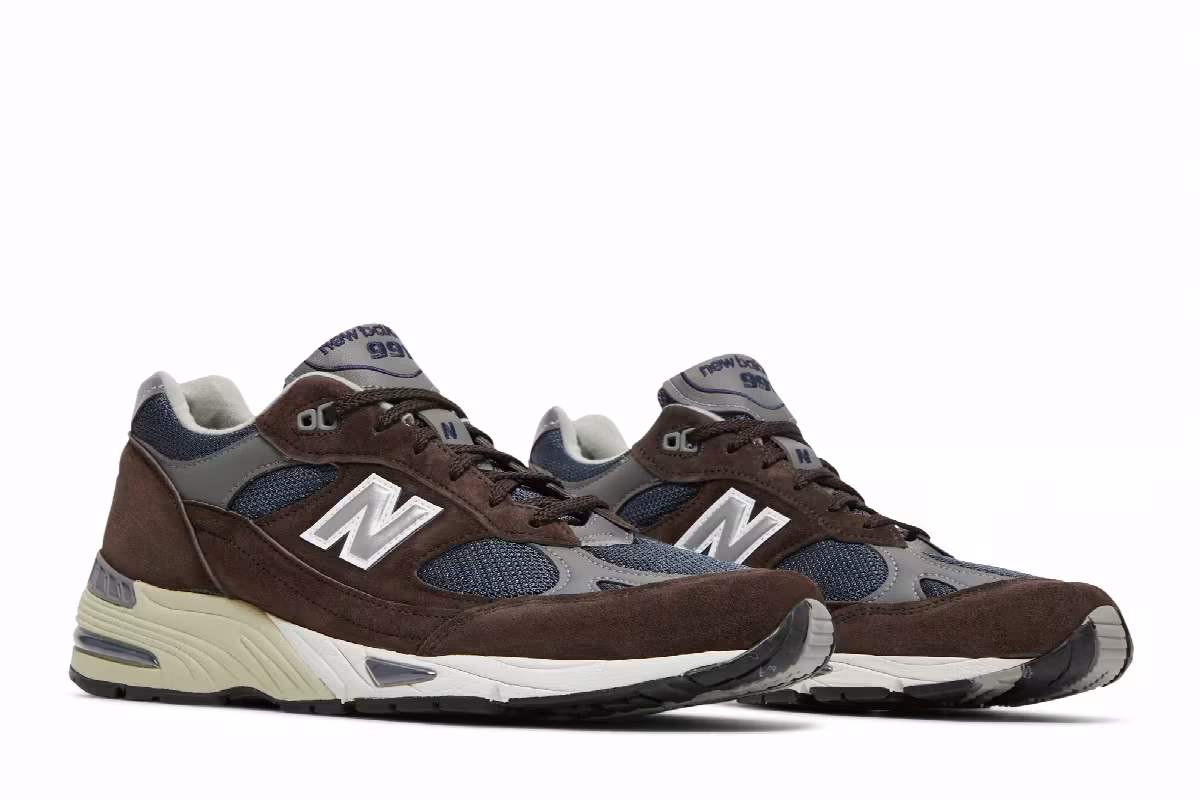 New Balance 991 Made In England Brown, view 9
