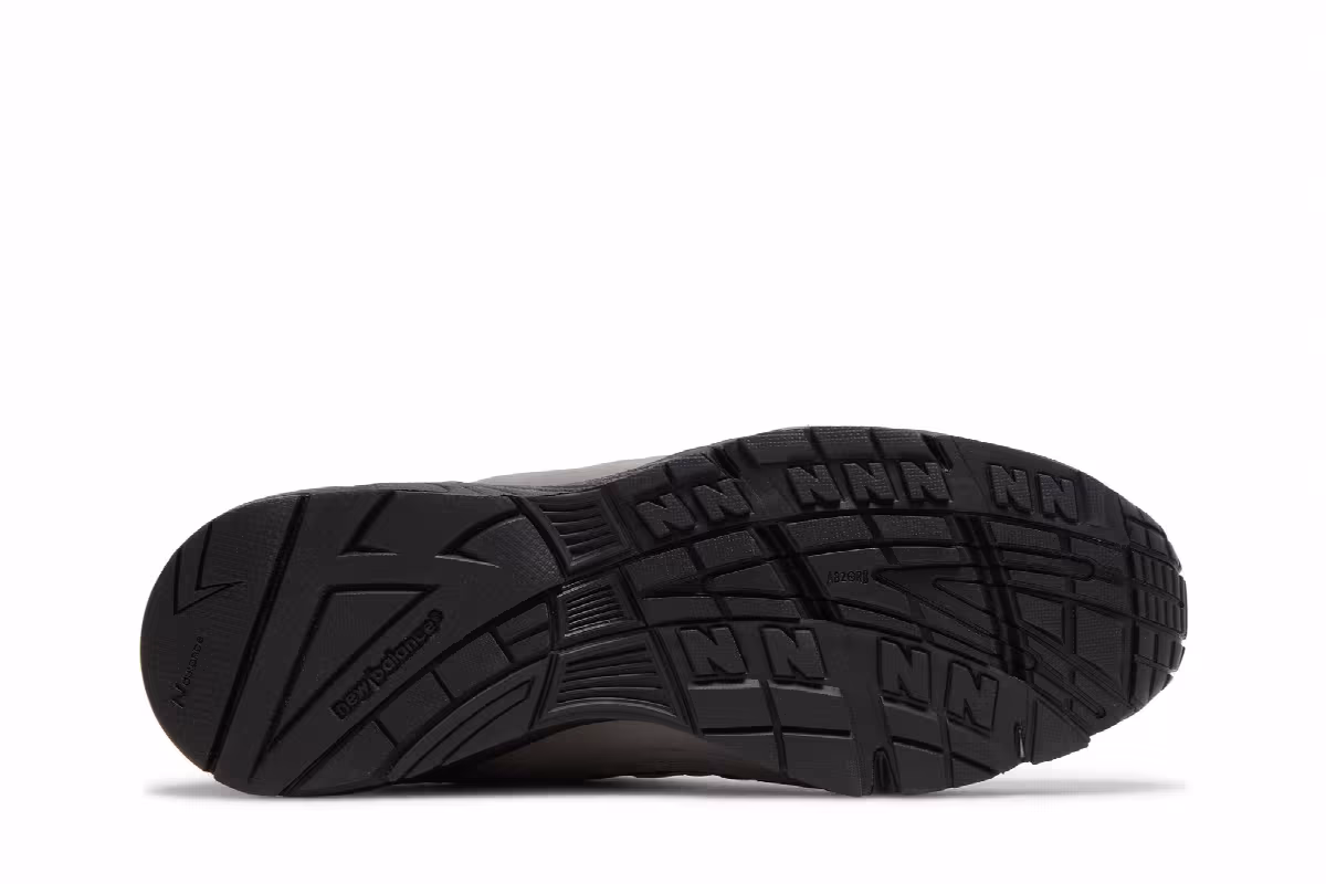 New Balance Stray Rats x Women's 991 Made In England Black Purple, view 5