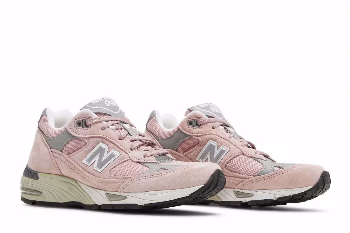 New Balance Women's 991 Made in England Pink, view 9