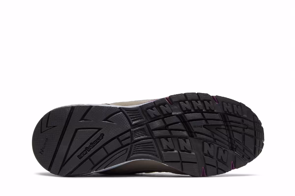 Stray Rats x New Balance Women's 991 Made in England Purple Green, view 5