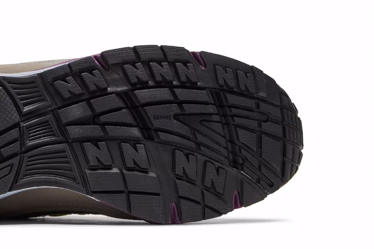 Stray Rats x New Balance Women's 991 Made in England Purple Green, view 6