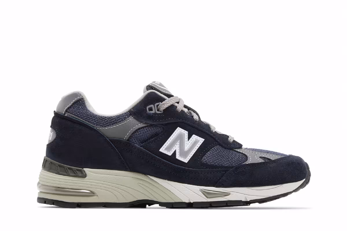 New Balance Women's 991 Made in England Navy, view 2