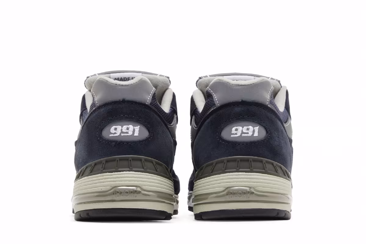 New Balance Women's 991 Made in England Navy, view 7