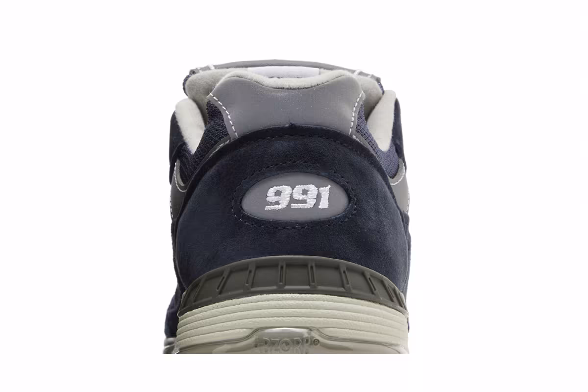 New Balance Women's 991 Made in England Navy, view 8