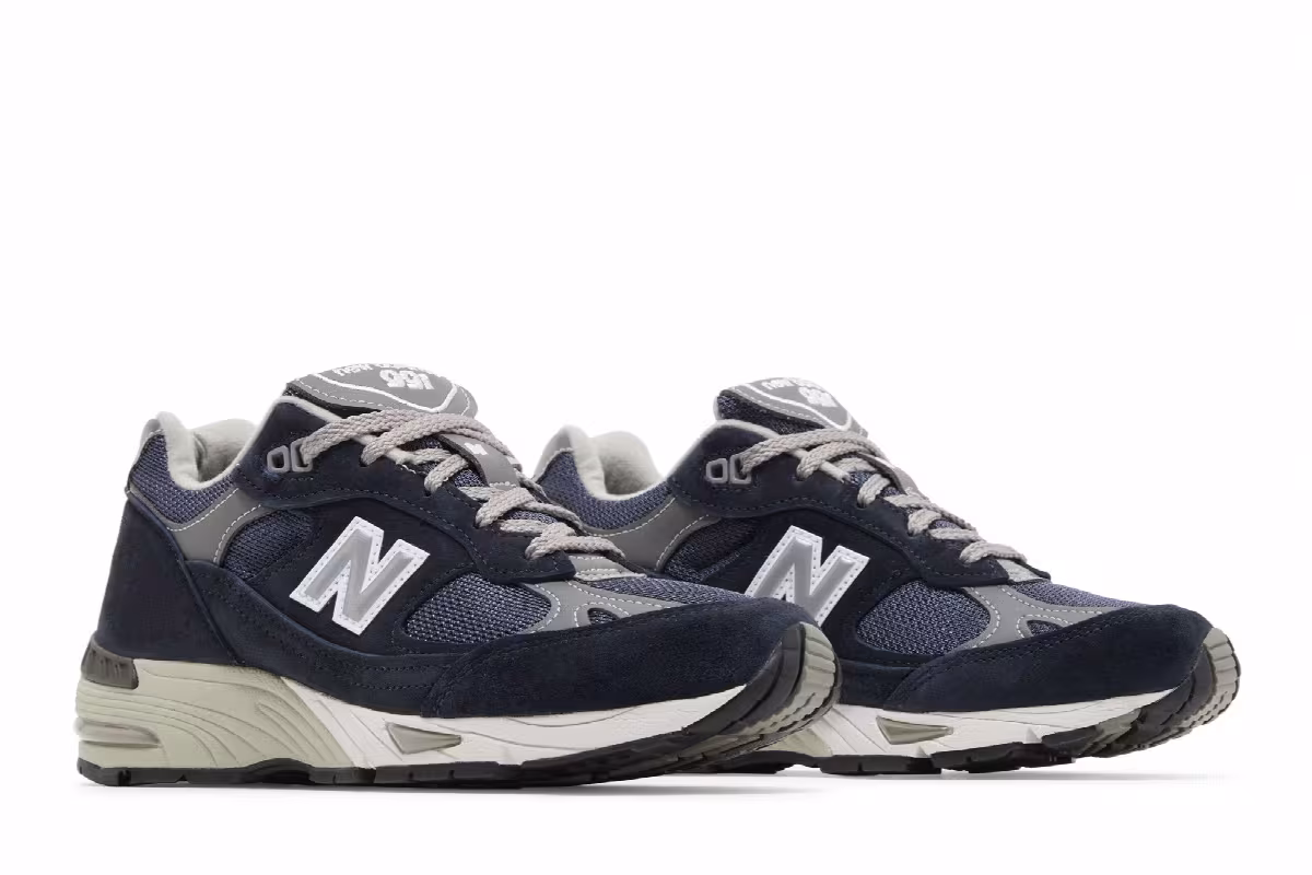 New Balance Women's 991 Made in England Navy, view 9
