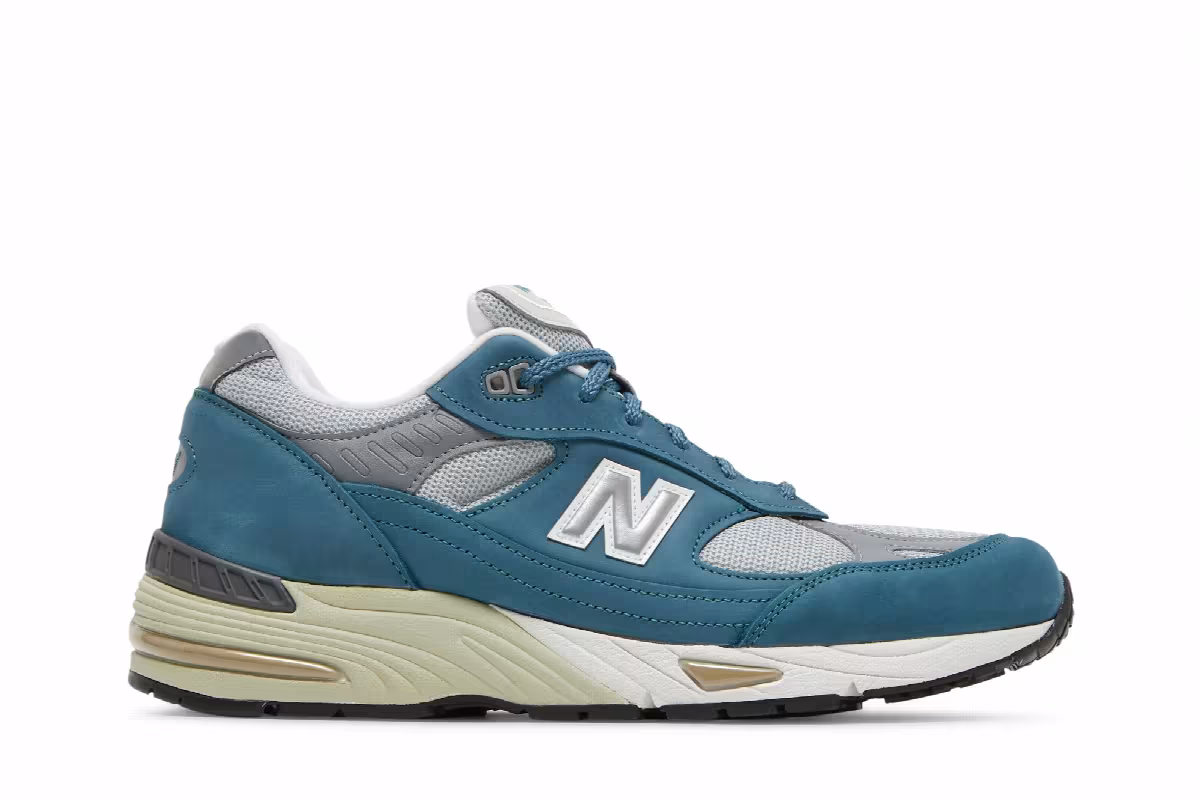 New Balance 991 Made In England Grey Blue, view 2