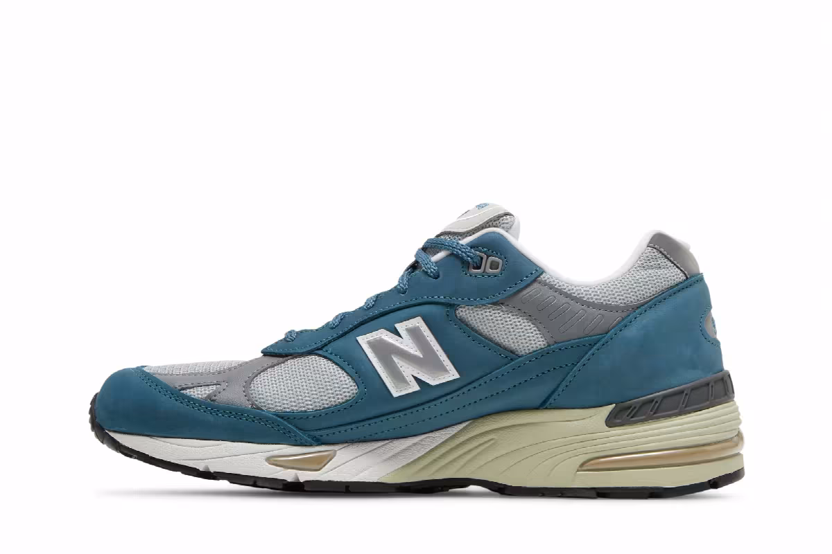 New Balance 991 Made In England Grey Blue, view 4