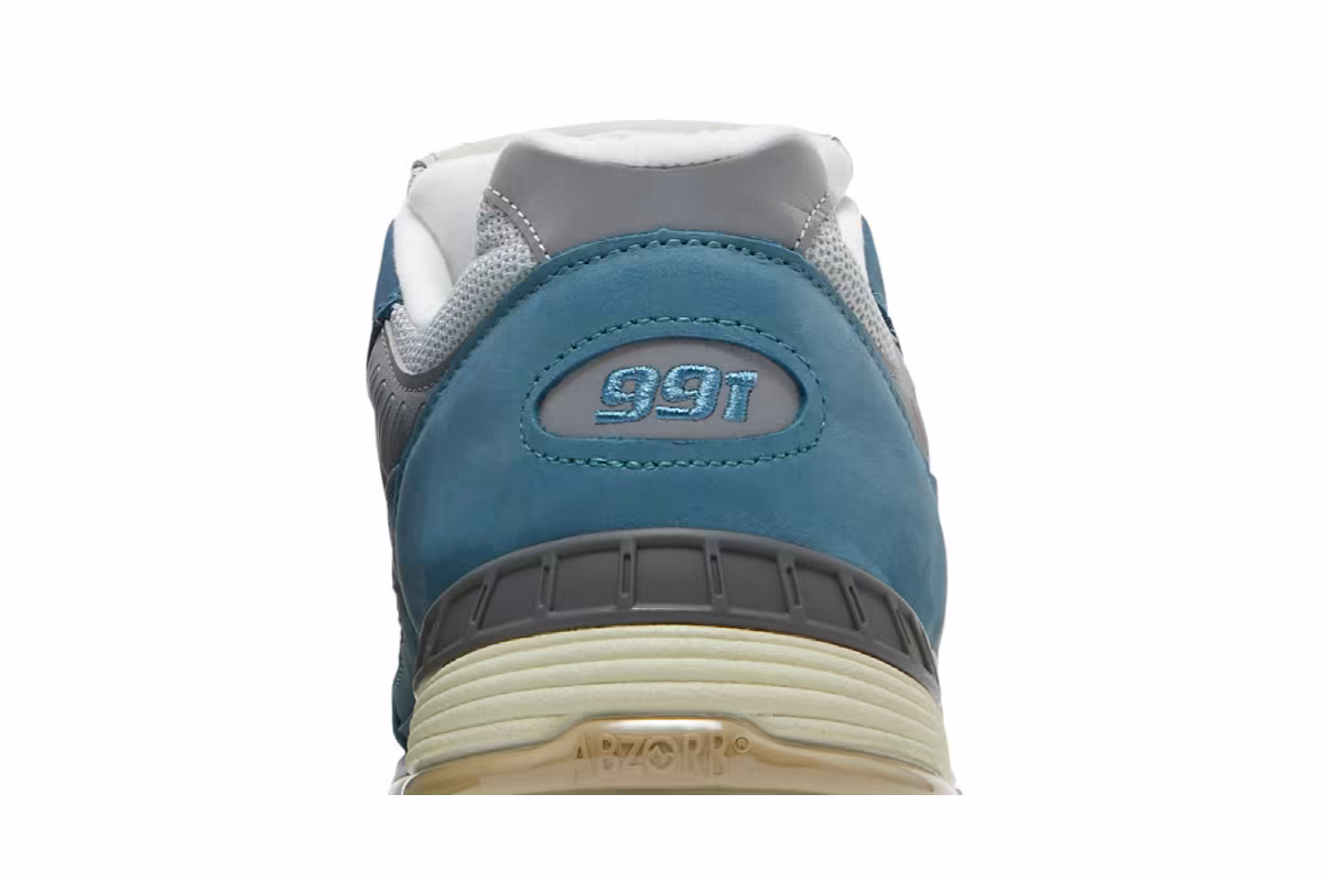 New Balance 991 Made In England Grey Blue, view 8