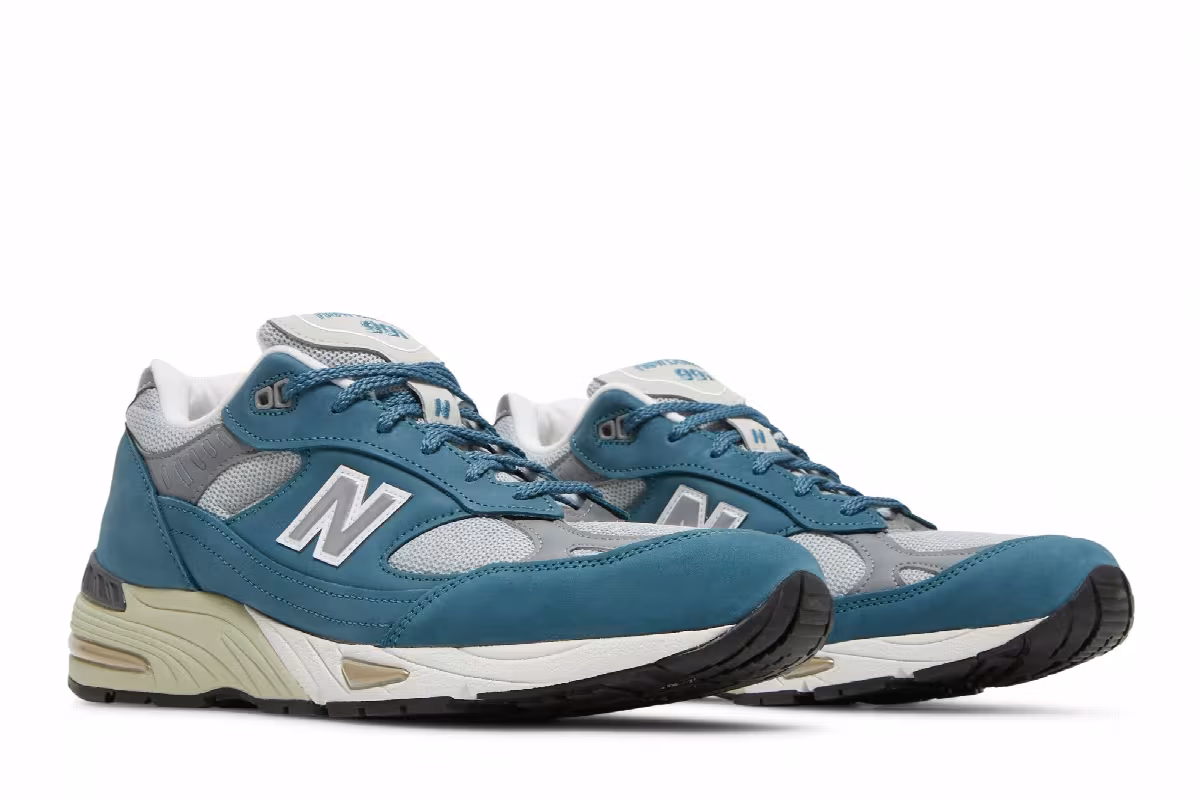 New Balance 991 Made In England Grey Blue, view 9