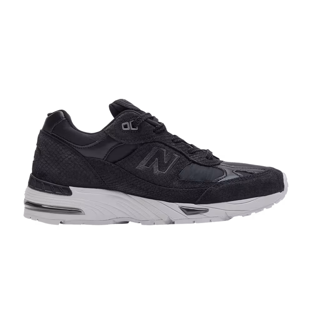 New Balance Women's 991 Made in England Black Reptile