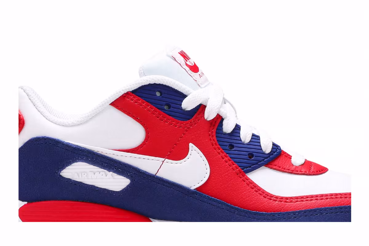 Nike Air Max 90 Leather GS USA 2020, view 3