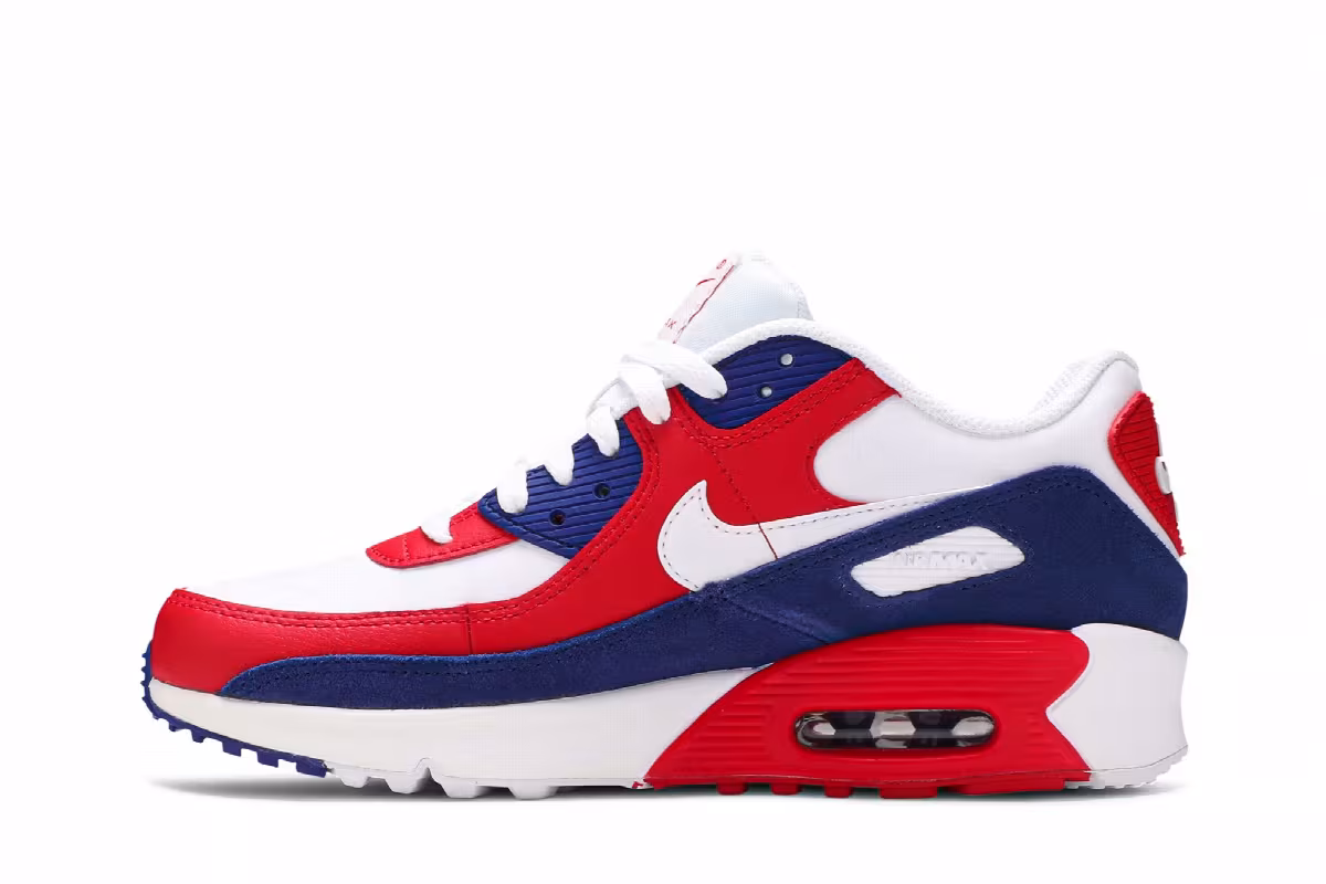 Nike Air Max 90 Leather GS USA 2020, view 4