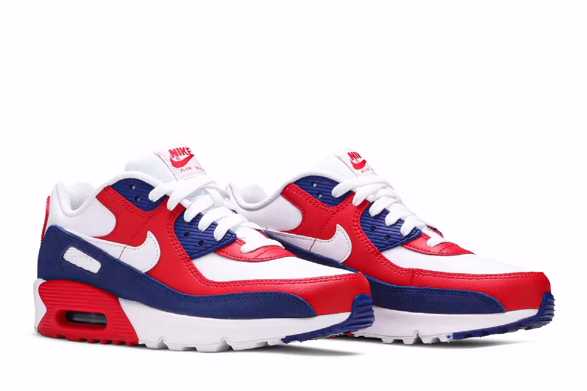 Nike Air Max 90 Leather GS USA 2020, view 9