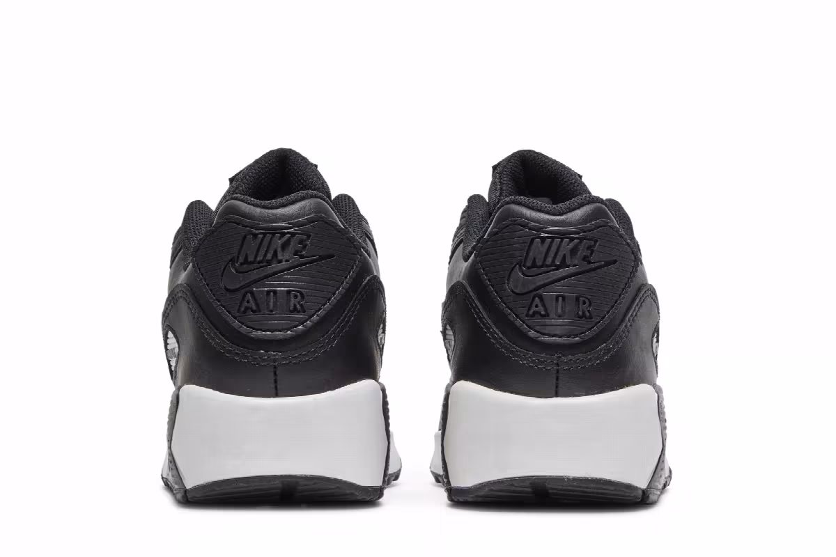 Nike Air Max 90 GS Black White, view 7