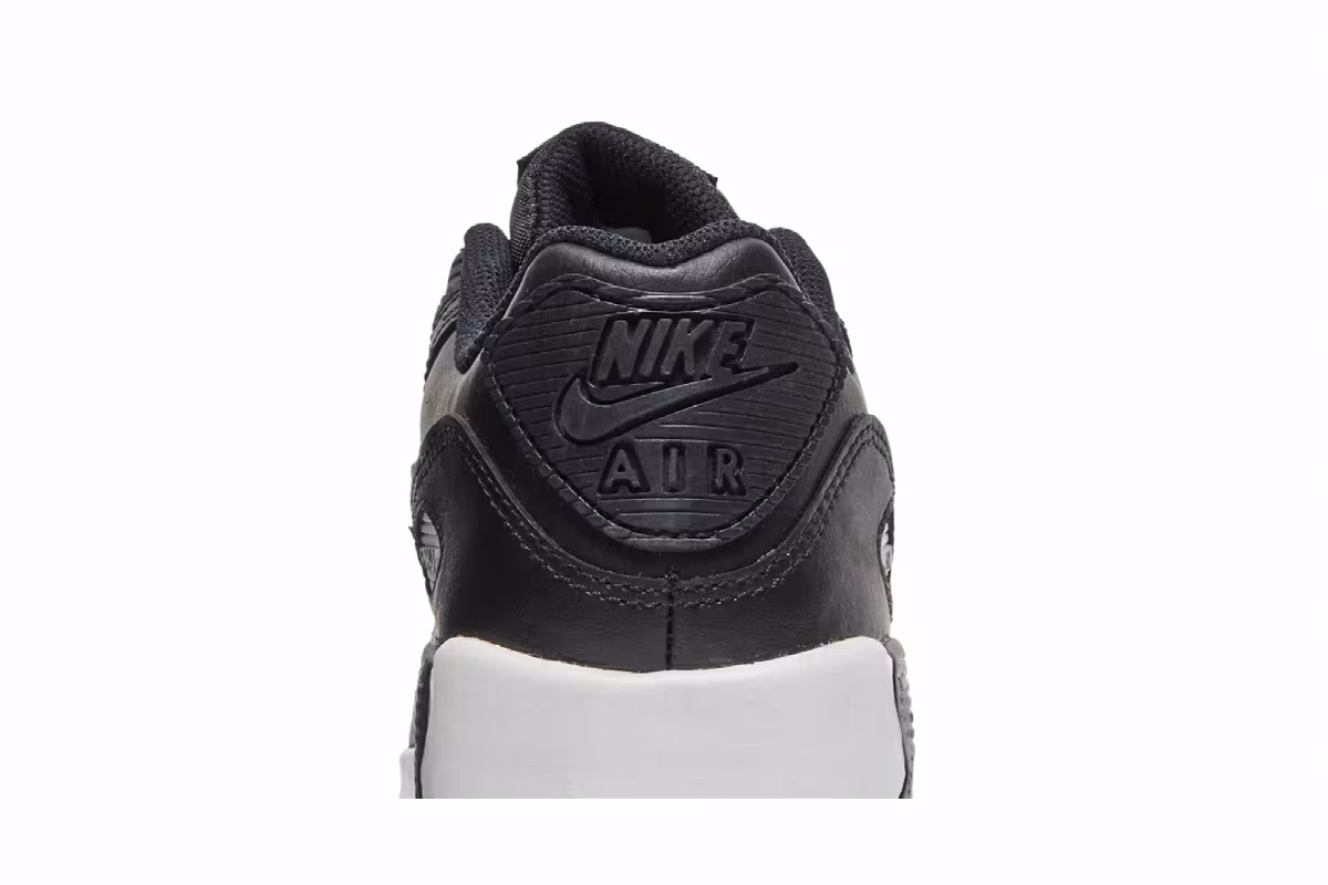 Nike Air Max 90 GS Black White, view 8