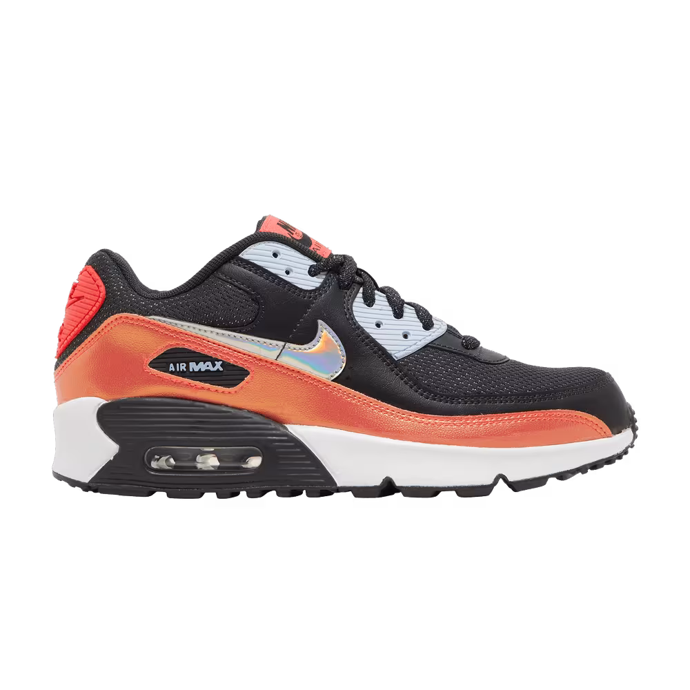 Nike Air Max 90 FP GS Black Laser Crimson