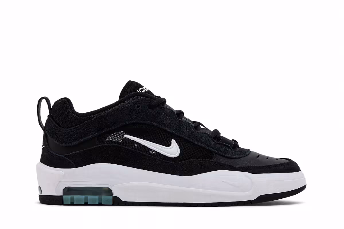 Nike Air Max Ishod Wair SB Black White, view 2