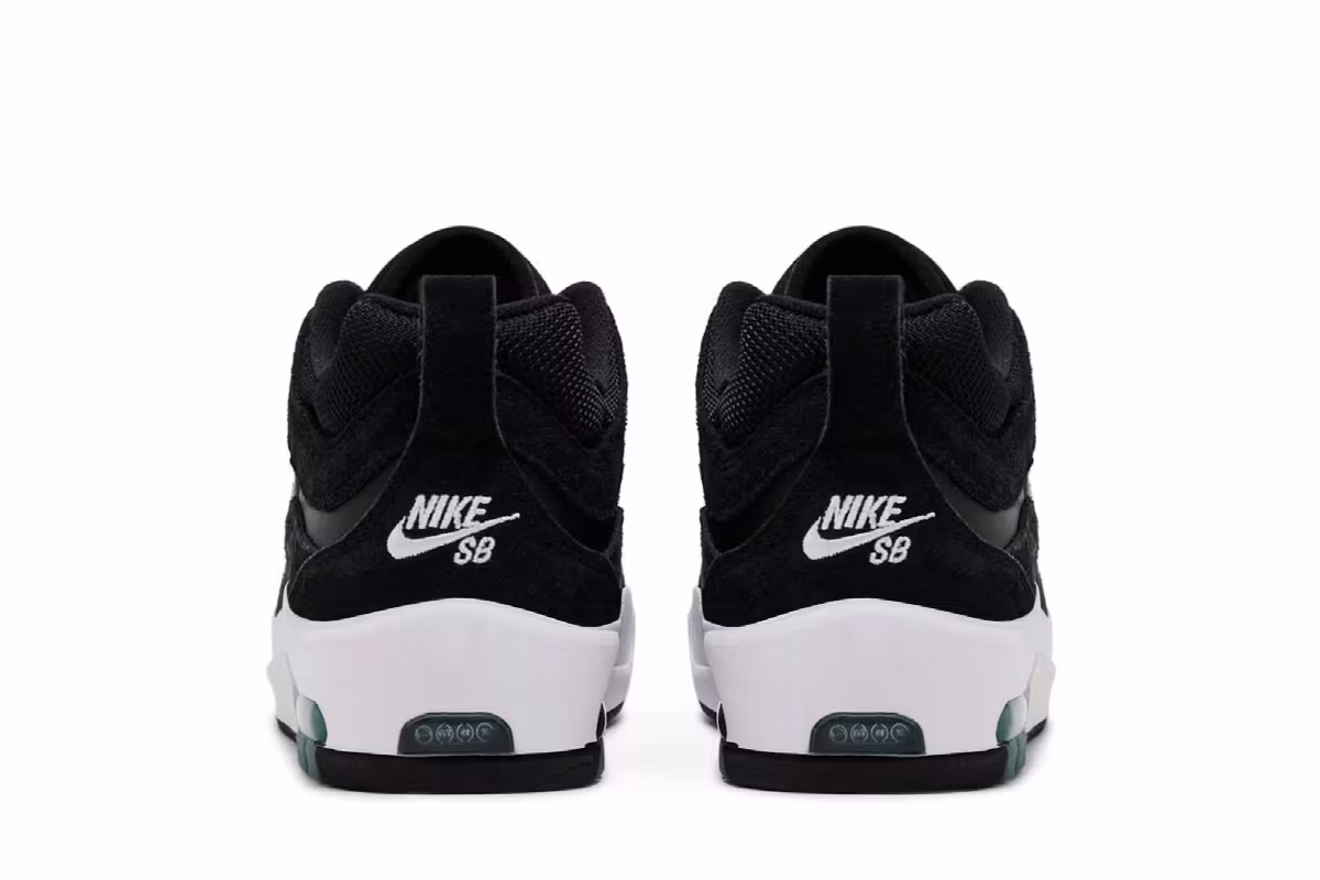 Nike Air Max Ishod Wair SB Black White, view 7