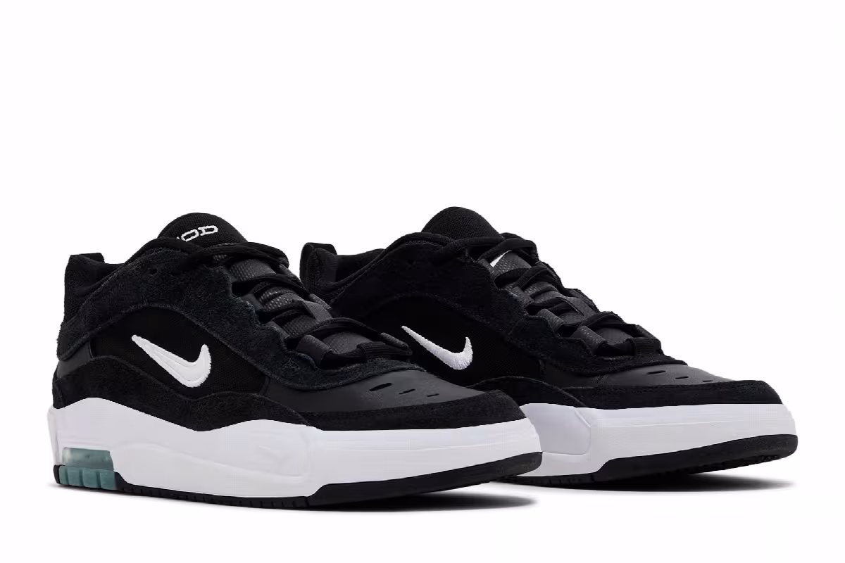 Nike Air Max Ishod Wair SB Black White, view 9