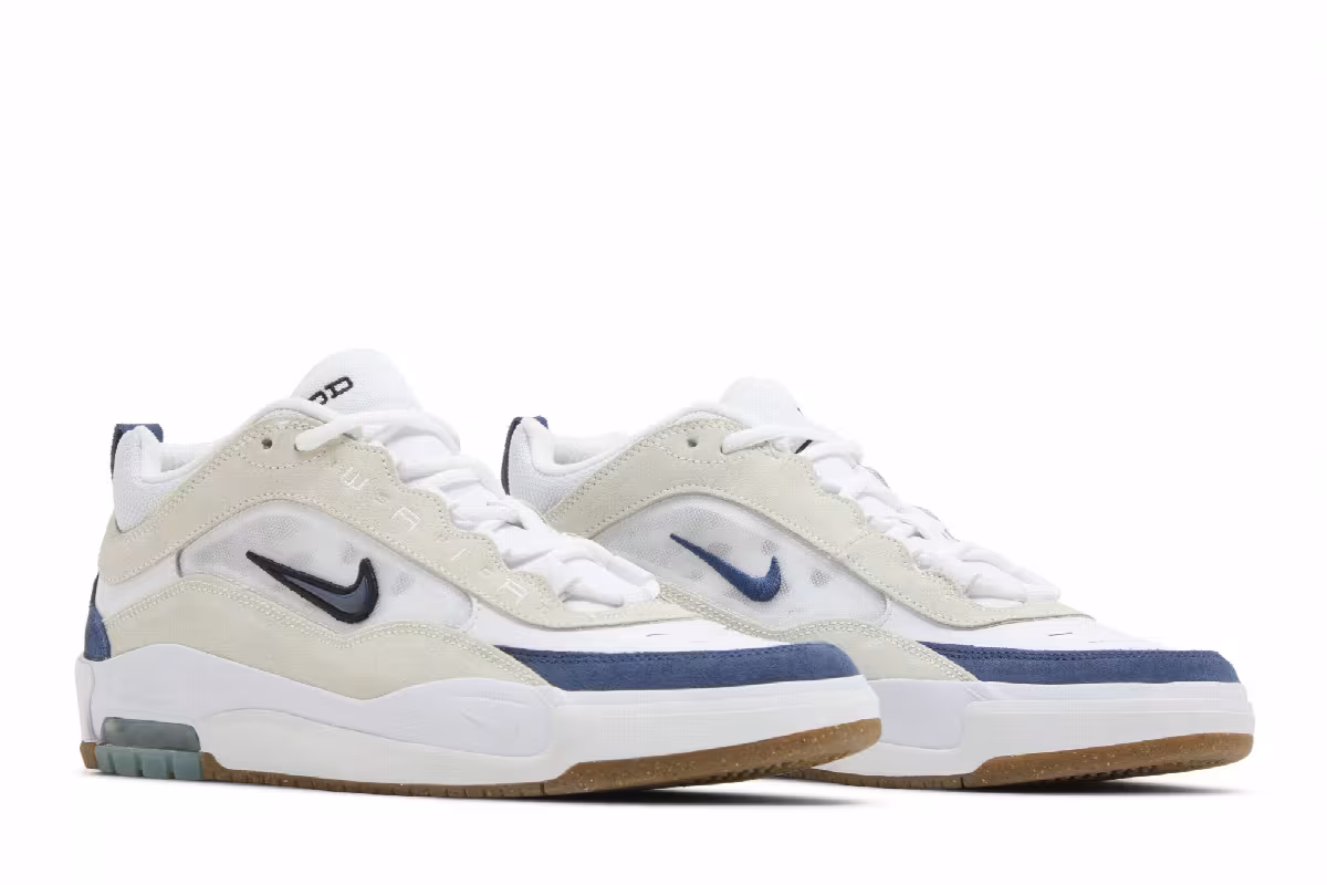 Nike Air Max Ishod Wair SB White Navy, view 9