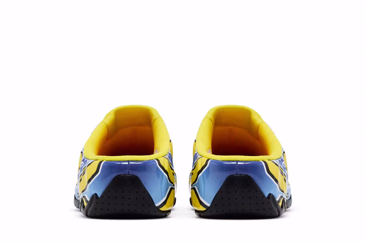 Supreme x Nike Clogposite Opti Yellow Blue, view 7