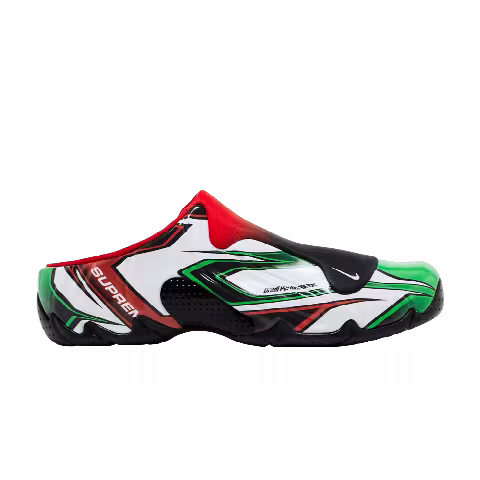 Supreme x Nike Clogposite 'White Gym Red Green'