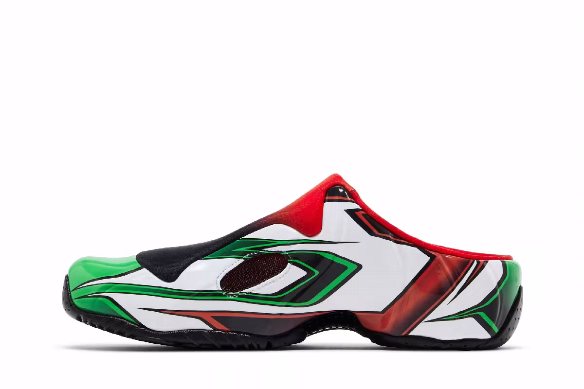 Supreme x Nike Clogposite White Gym Red Green, view 4