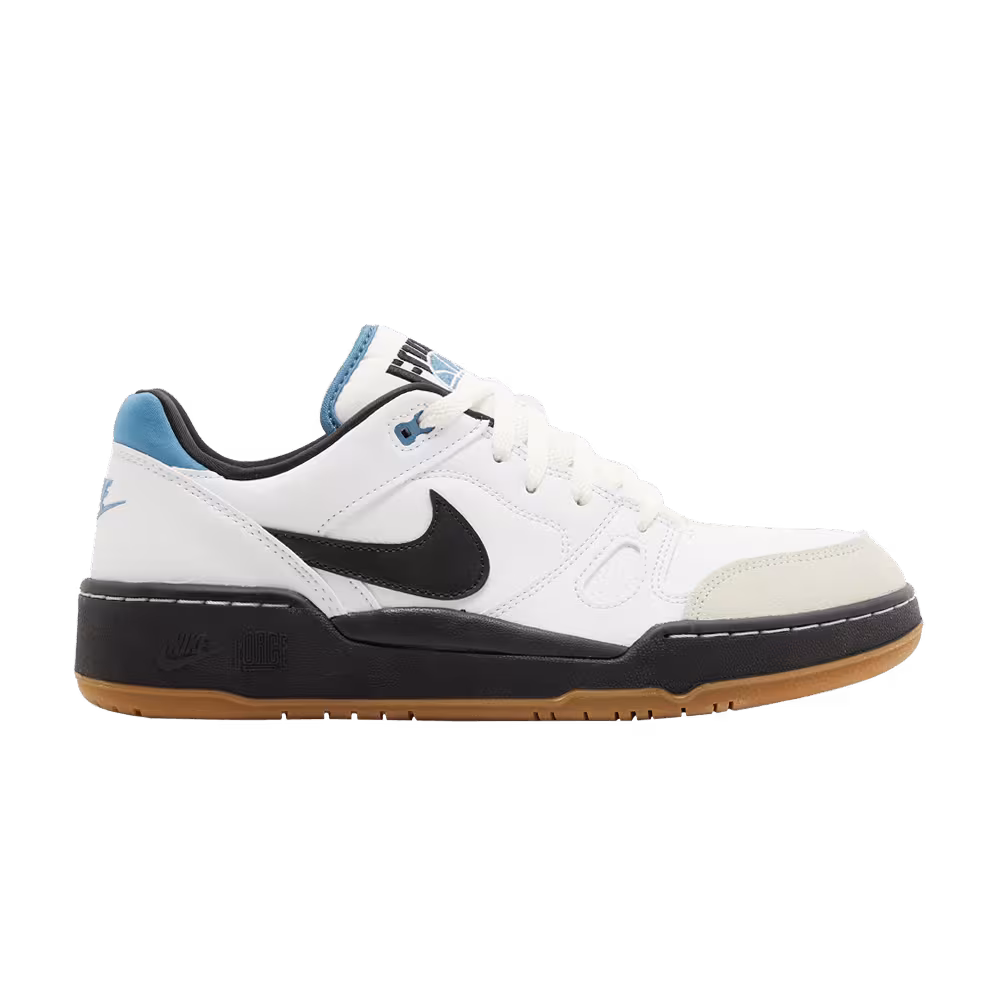 Nike Full Force Low White Black Aegean Storm