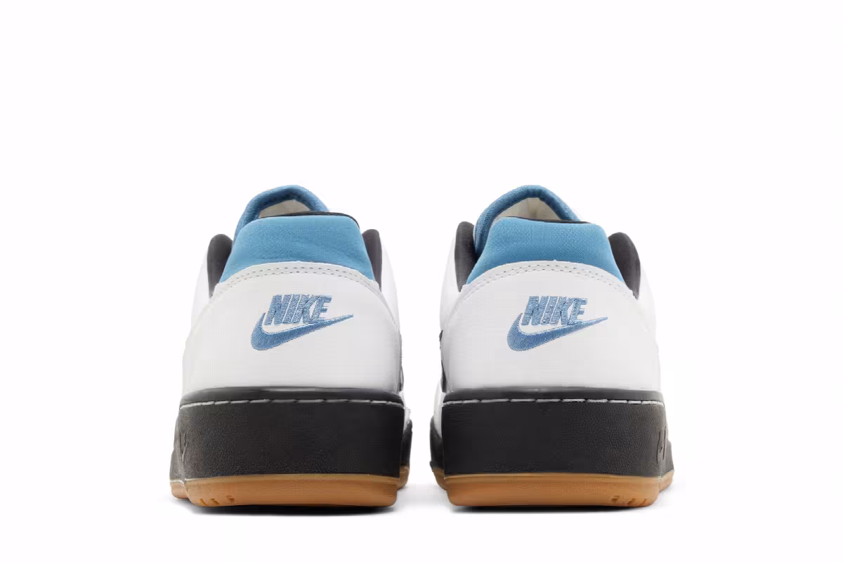 Nike Full Force Low White Black Aegean Storm, view 7