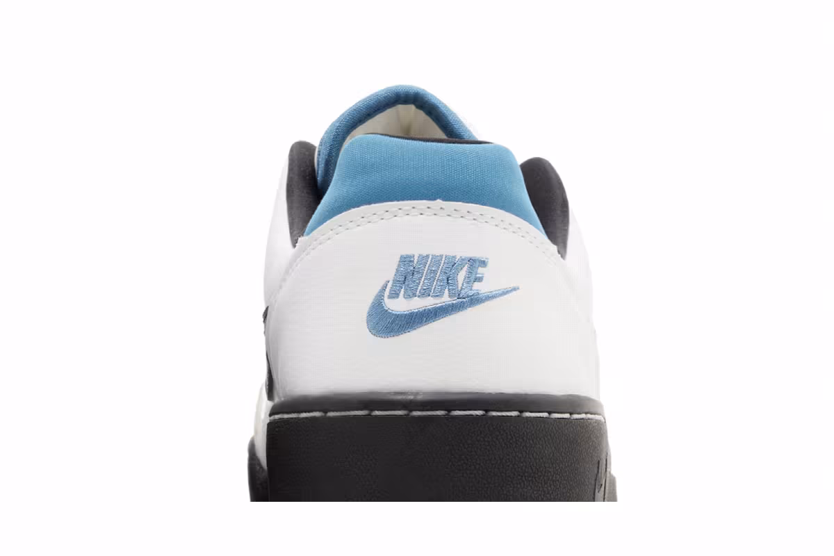 Nike Full Force Low White Black Aegean Storm, view 8