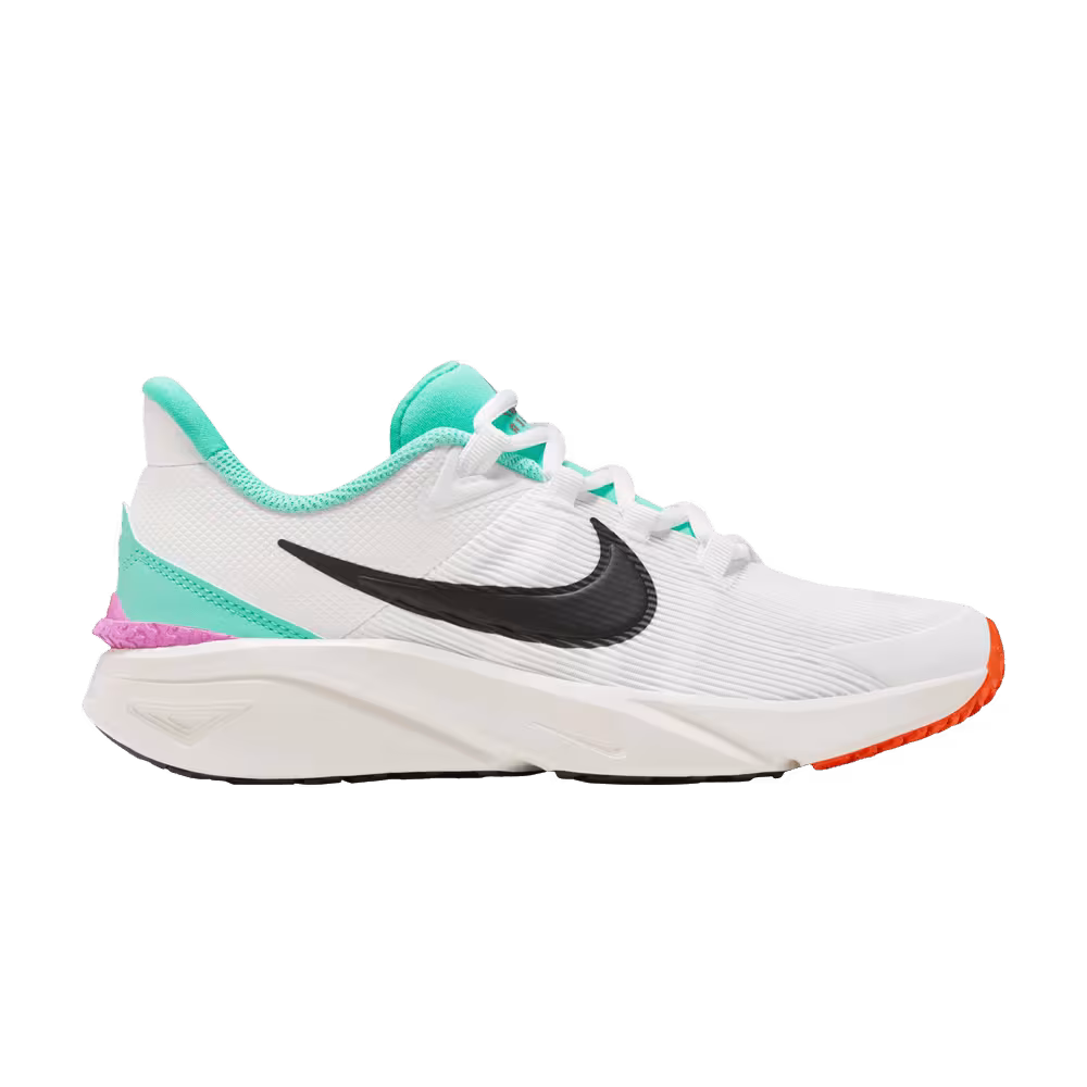 Nike Star Runner 4 GS White Teal Total Orange