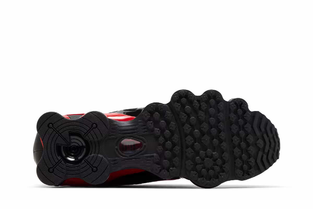 Nike Shox TL Black University Red, view 5