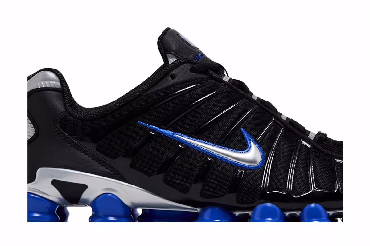 Nike Shox TL Black Racer Blue, view 3