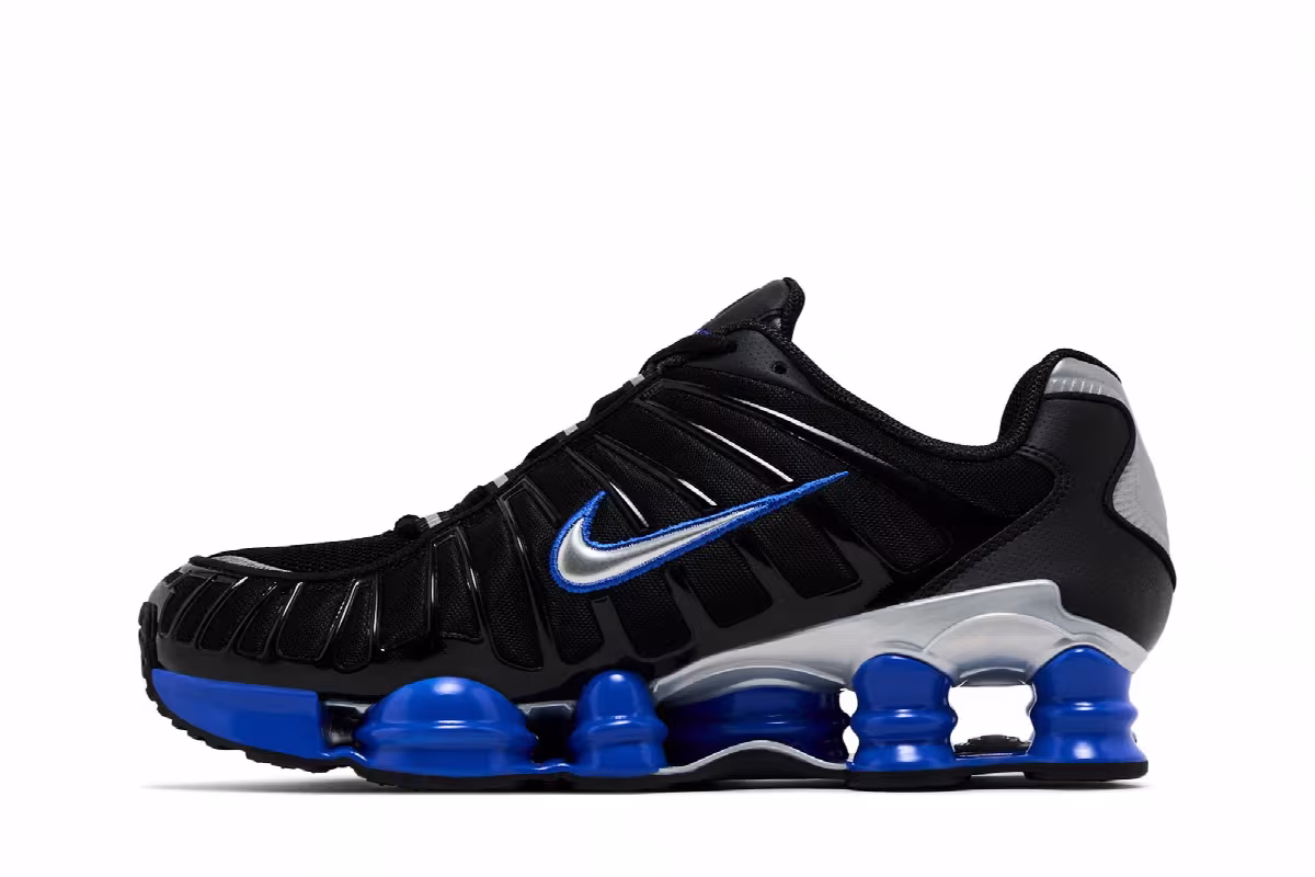 Nike Shox TL Black Racer Blue, view 4