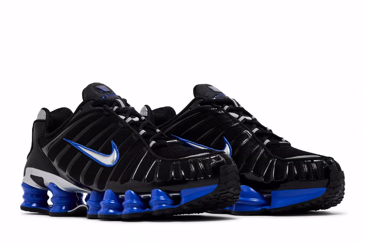 Nike Shox TL Black Racer Blue, view 9