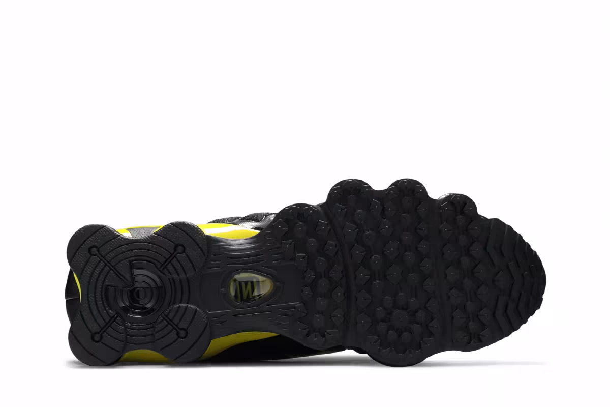 Nike Shox TL Black Dynamic Yellow, view 5