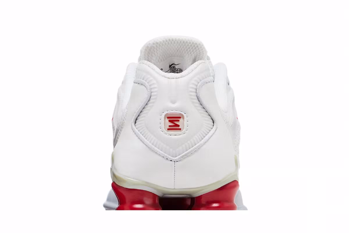 Nike Women's Shox TL Platinum Tint Gym Red, view 8