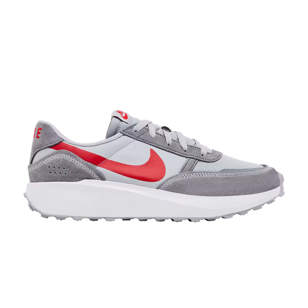Nike Waffle Debut Wolf Grey University Red