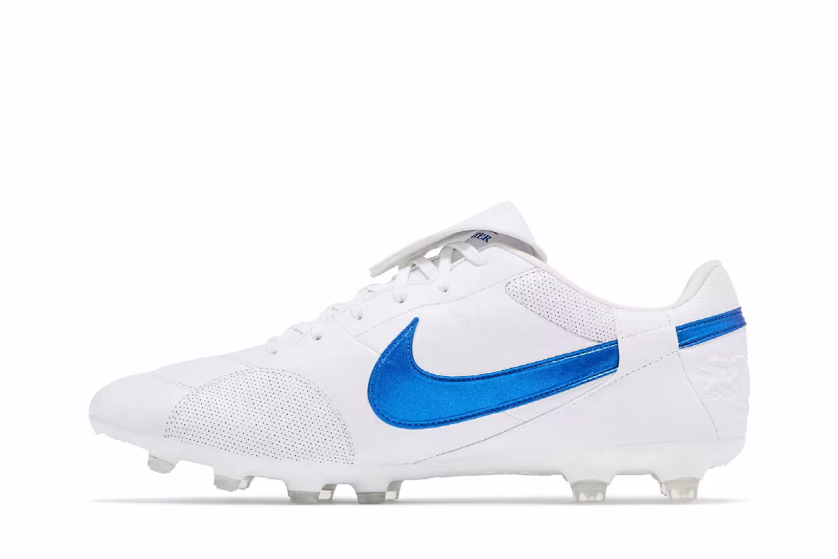 Nike Premier 3 Low FG White Signal Blue, view 4