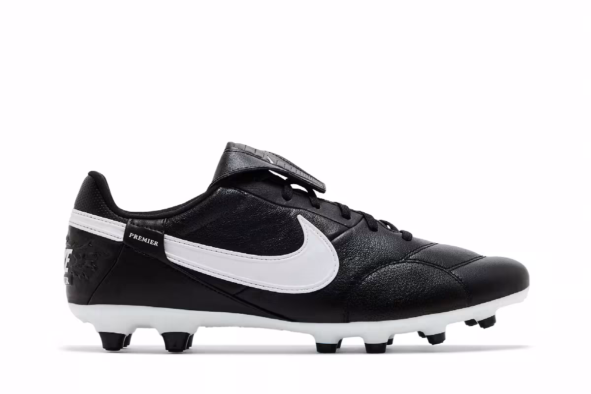 Nike Premier 3 Low FG Black White, view 2