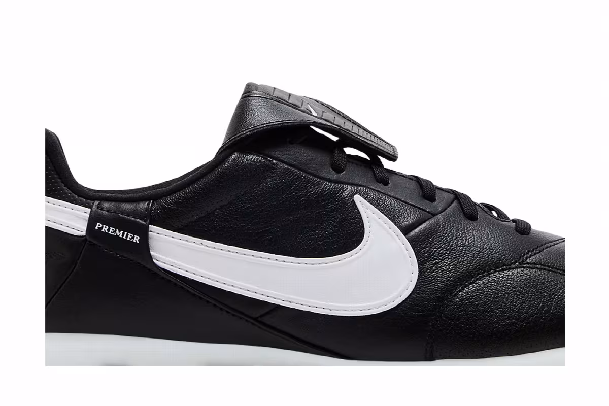 Nike Premier 3 Low FG Black White, view 3