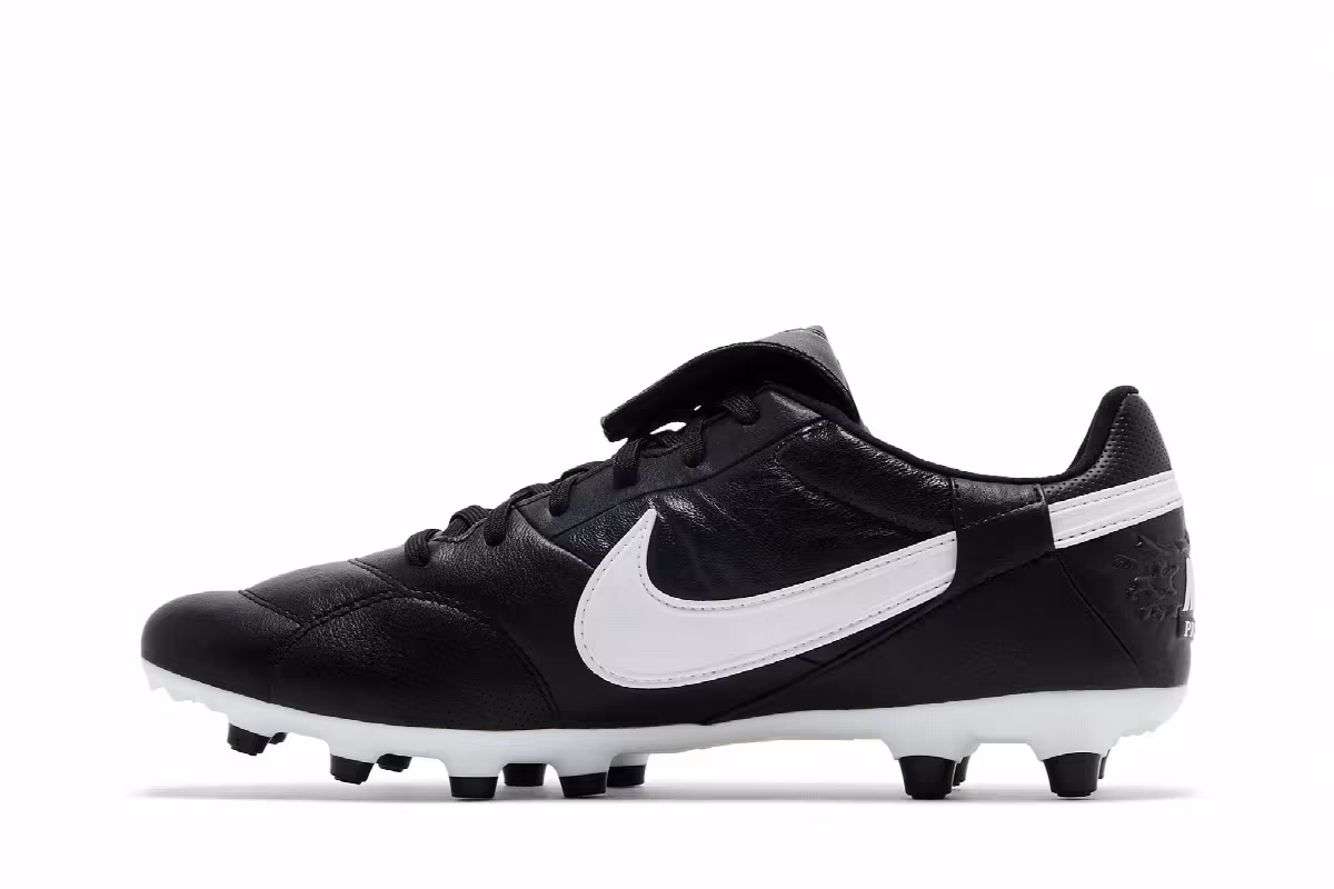 Nike Premier 3 Low FG Black White, view 4