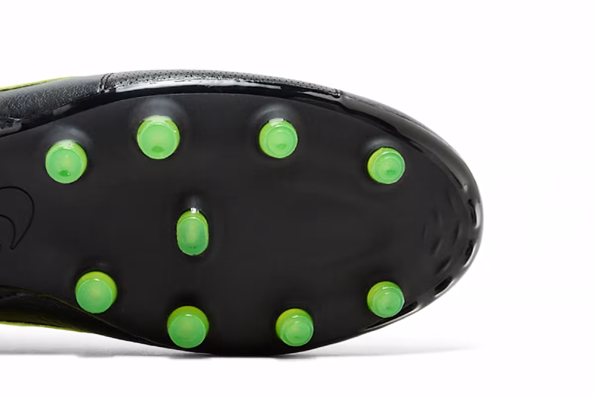 Nike Premier 3 Low FG Black Green Strike, view 6