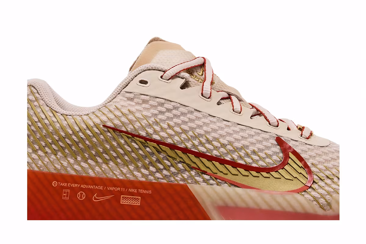 Women's NikeCourt Air Zoom Vapor 11 Premium J'aime Paris Collection, view 3