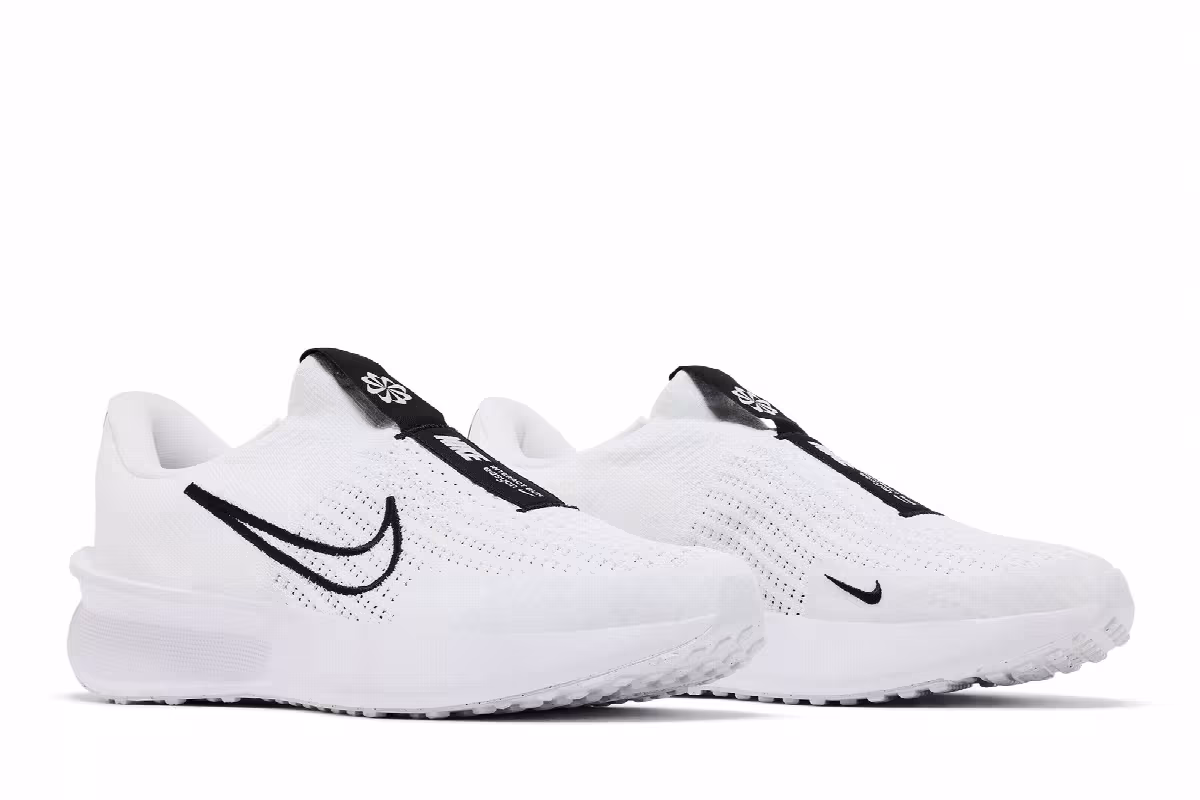 Nike Interact Run EasyOn White Black, view 9