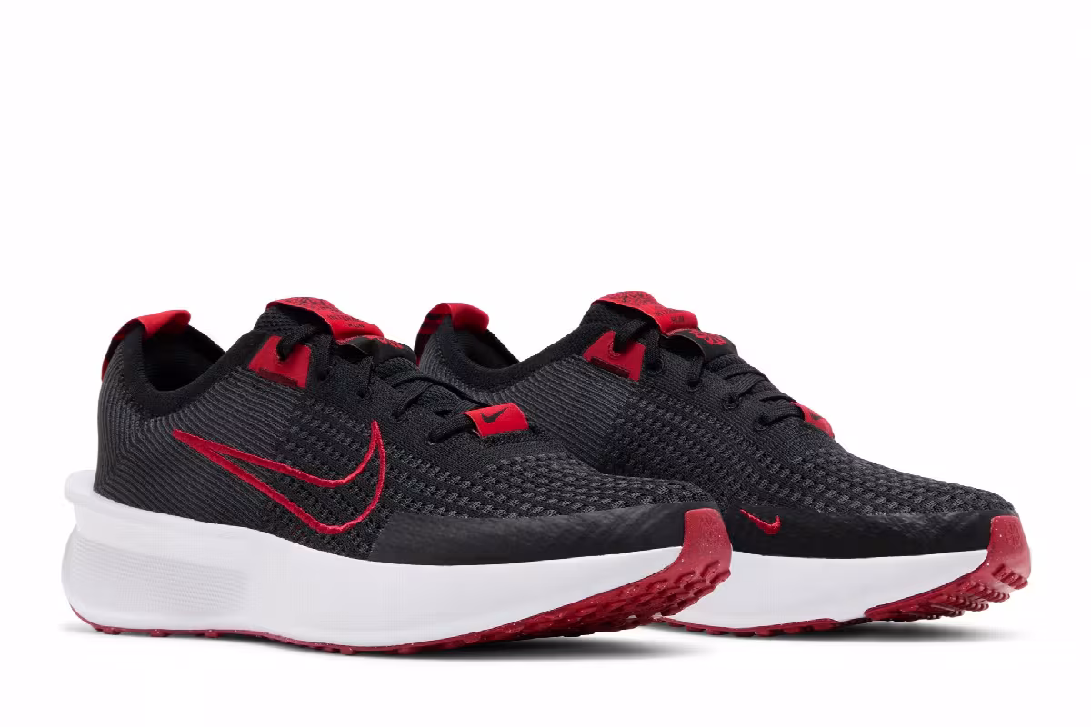 Nike Interact Run Black Fire Red, view 9