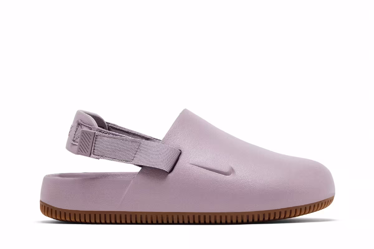 Nike Women's Calm Mule Light Violet Ore, view 2