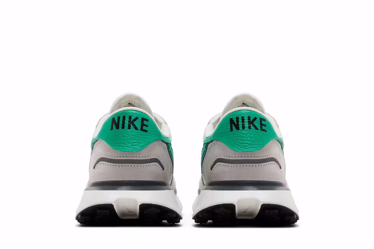 Nike Women's Phoenix Waffle Summit White Stadium Green, view 7