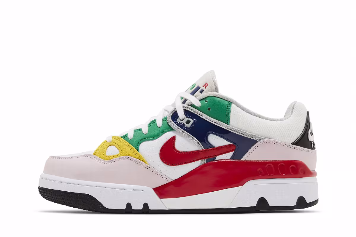 Nigo x Nike Air Force 3 Low SP White Multi-Color, view 4